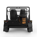 IT WENT THAT WAY FUNNY BIGFOOT BLACK TIRE COVER FOR MOKE