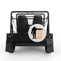 IT WENT THAT WAY FUNNY BIGFOOT WHITE TIRE COVER FOR MOKE