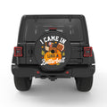 I CAME IN LIKE A BUTTERBALL BLACK CARBON FIBER TIRE COVER