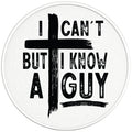 I CANT BUT I KNOW A GUY BLACK TIRE COVER