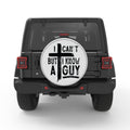 I CANT BUT I KNOW A GUY BLACK TIRE COVER