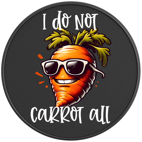 I DO NOT CARROT AT ALL BLACK CARBON FIBER TIRE COVER