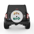 I DON T NEED THERAPY SILVER CARBON FIBER TIRE COVER