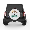 I DON T NEED THERAPY PEARL  WHITE CARBON FIBER TIRE COVER