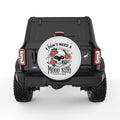 I DONT NEED A MOOD RING PEARL  WHITE CARBON FIBER TIRE COVER