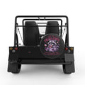 I GOT 99 PROBLEMS FUNNY RACCOON BLACK CARBON FIBER TIRE COVER FOR MOKE