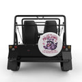 I GOT 99 PROBLEMS FUNNY RACCOON WHITE CARBON FIBER TIRE COVER FOR MOKE