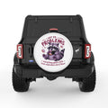 I GOT 99 PROBLEMS FUNNY RACCOON WHITE TIRE COVER