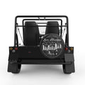 I HATE PEOPLE AND LOVE MOUNTAINS BLACK CARBON FIBER TIRE COVER FOR MOKE