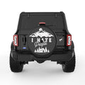 I HATE PEOPLE BLACK TIRE COVER
