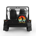 I HATE PEOPLE SASQUATCH BLACK TIRE COVER FOR MOKE