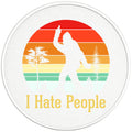 I HATE PEOPLE SASQUATCH BLACK TIRE COVER