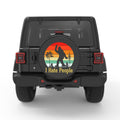 I HATE PEOPLE SASQUATCH PEARL  WHITE CARBON FIBER TIRE COVER