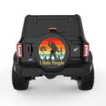 I HATE PEOPLE SASQUATCH BLACK TIRE COVER