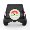 I HATE PEOPLE SASQUATCH PEARL  WHITE CARBON FIBER TIRE COVER