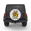 I LIVE FOR TACOS AND TEQUILA SILVER CARBON FIBER TIRE COVER