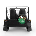I NEED COFFEE SLOTH BLACK TIRE COVER FOR MOKE