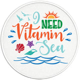 I NEED VITAMIN SEA PEARL  WHITE CARBON FIBER TIRE COVER