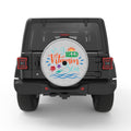 I NEED VITAMIN SEA WHITE TIRE COVER