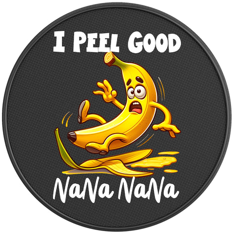 I PEEL GOOD PEARL  WHITE CARBON FIBER TIRE COVER