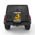 I PEEL GOOD BLACK CARBON FIBER TIRE COVER