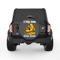 I PEEL GOOD BLACK CARBON FIBER TIRE COVER