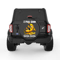 I PEEL GOOD BLACK TIRE COVER