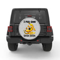 I PEEL GOOD WHITE TIRE COVER