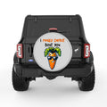 I REALLY CARROT BOUT YOU SILVER CARBON FIBER TIRE COVER