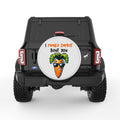 I REALLY CARROT BOUT YOU PEARL  WHITE CARBON FIBER TIRE COVER