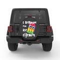 I SCREAM FOR ICE CREAM PEARL  WHITE CARBON FIBER TIRE COVER