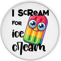 I SCREAM FOR ICE CREAM WHITE TIRE COVER