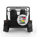I SCREAM FOR ICE CREAM WHITE CARBON FIBER TIRE COVER FOR MOKE