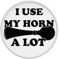 I USE MY HORN A LOT WHITE TIRE COVER