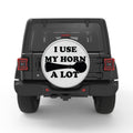 I USE MY HORN A LOT BLACK TIRE COVER