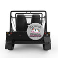I WILL GET OVER IT SILVER CARBON FIBER TIRE COVER FOR MOKE
