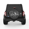 I WILL NOT BE STOPPED BLACK TIRE COVER