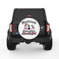 I WILL GET OVER IT WHITE TIRE COVER