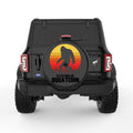 ID RATHER BE SQUATCHING BLACK TIRE COVER