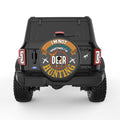 IM NOT ALWAYS GRUMPY BLACK CARBON FIBER TIRE COVER