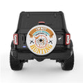 IM NOT ALWAYS GRUMPY PEARL  WHITE CARBON FIBER TIRE COVER
