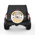 IM NOT ALWAYS GRUMPY WHITE TIRE COVER