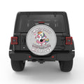 IM NOT CRAZY UNICORN WHITE TIRE COVER