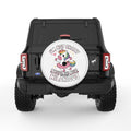 IM NOT CRAZY UNICORN WHITE TIRE COVER