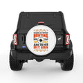 IMAGINE LIFE WITHOUT HUNTING WHITE TIRE COVER
