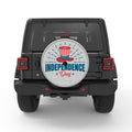 INDEPENDENCE DAY HAT WHITE TIRE COVER