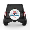 INDEPENDENCE DAY HAT WHITE TIRE COVER