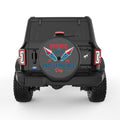 INDEPENDENCE DAY ROCKETS BLACK CARBON FIBER TIRE COVER