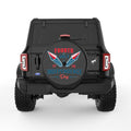 INDEPENDENCE DAY ROCKETS BLACK TIRE COVER