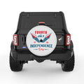 INDEPENDENCE DAY ROCKETS PEARL  WHITE CARBON FIBER TIRE COVER
